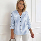 Asela | Blusa a Rayas Cómoda
