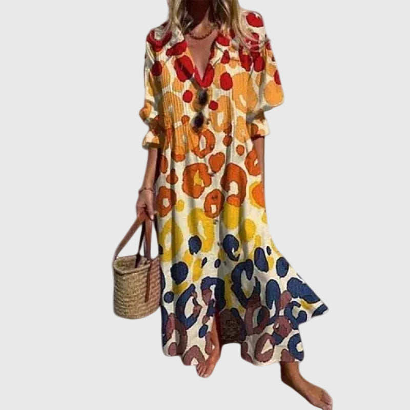 Guillemette | Vestido Maxi Bohemio Elegante
