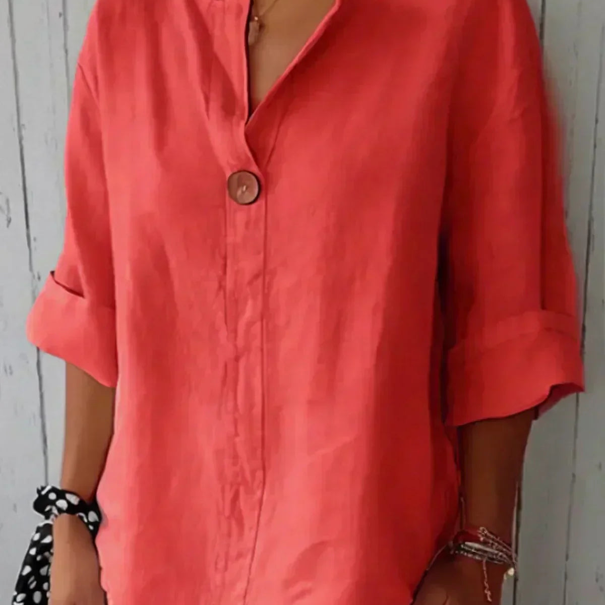 Angela | Blusa Casual de Cuello en V
