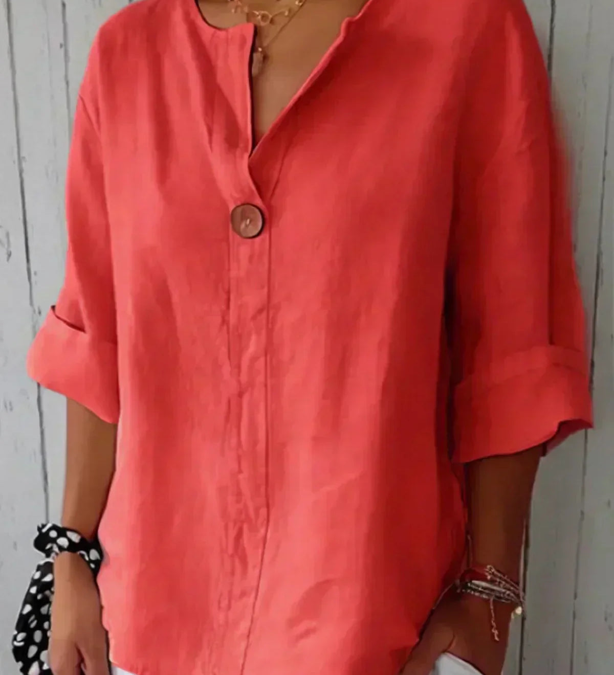 Angela | Blusa Casual de Cuello en V