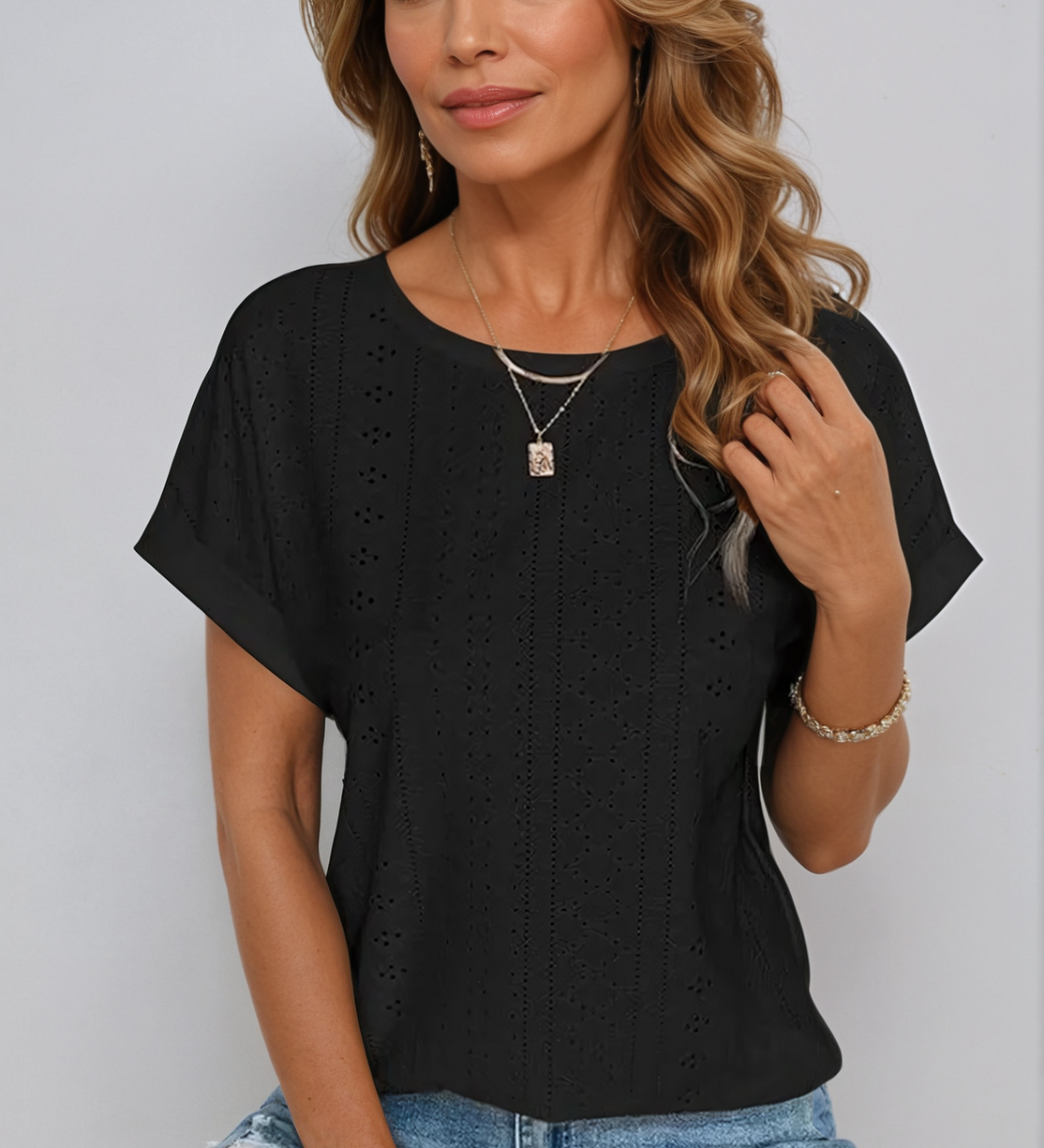 Becky™ | Top Casual con Ojal