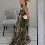 Asenath | ™ Encantador vestido largo con estampado floral