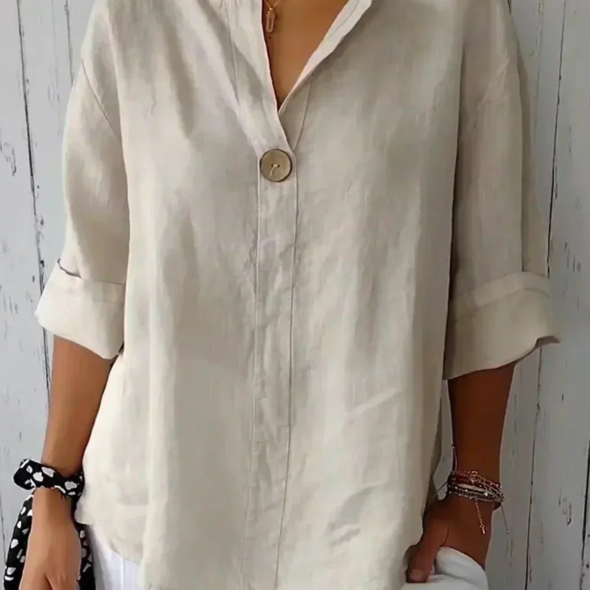 Angela | Blusa Casual de Cuello en V