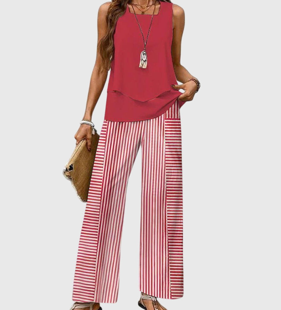 Gladis | Elegante Conjunto de Verano de 2 Piezas