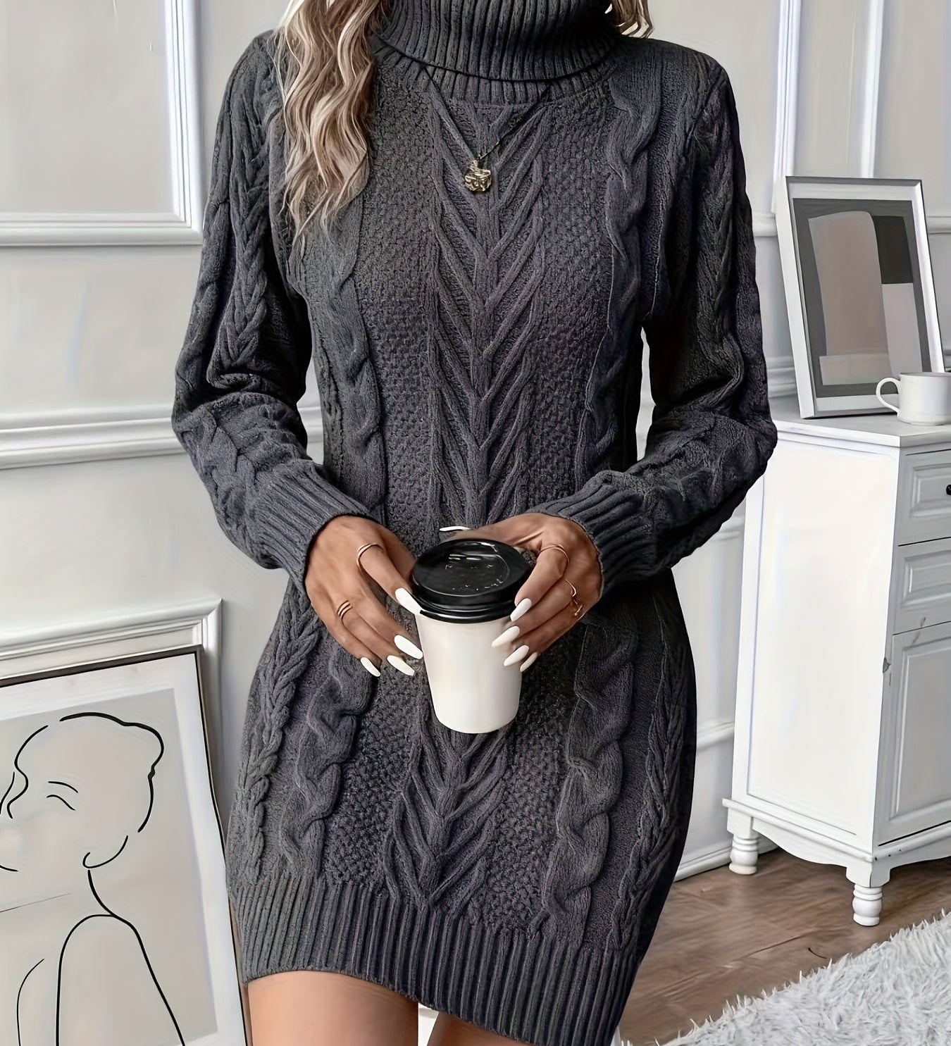 Milanda | Vestido De Punto Trenzado