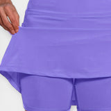 Anaxi | Pantalones cortos de cintura alta con falda