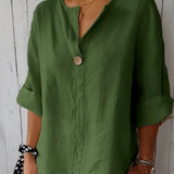 Angela | Blusa Casual de Cuello en V