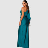 Meda | Vestido maxi elegante de un hombro