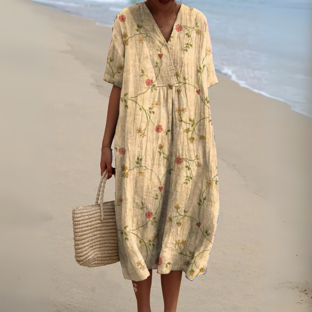Nathalie - Vestido Floral Elegante