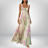 Penélope | Vestido maxi de gasa