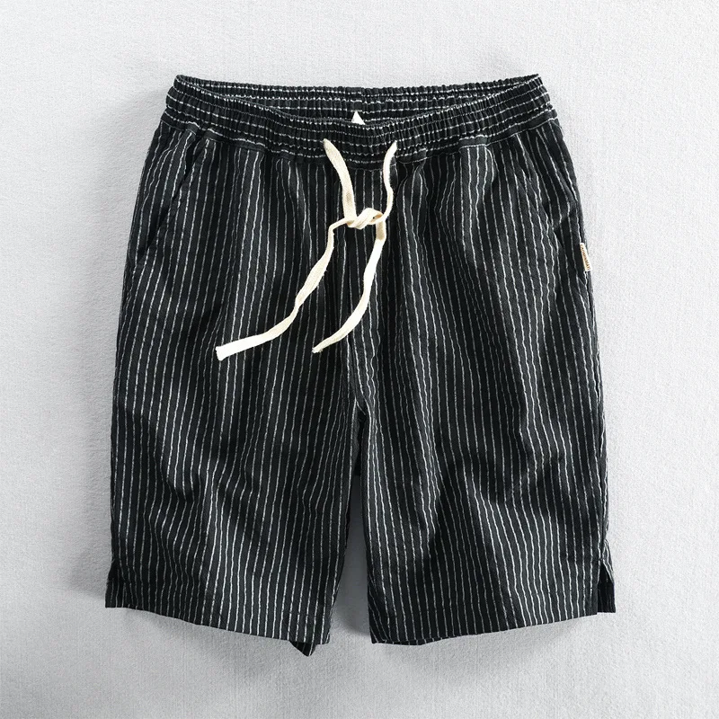 Alara | Shorts de algodón Breezy a rayas finas