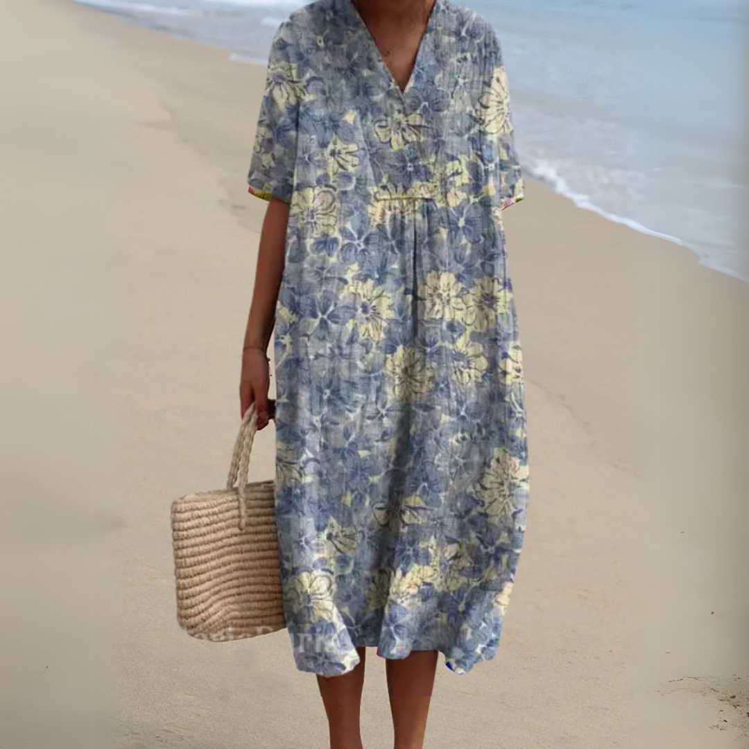 Nathalie - Vestido Floral Elegante