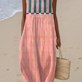 Lily | Vestido Midi a Rayas