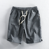 Shorts de algodón Breezy a rayas finas