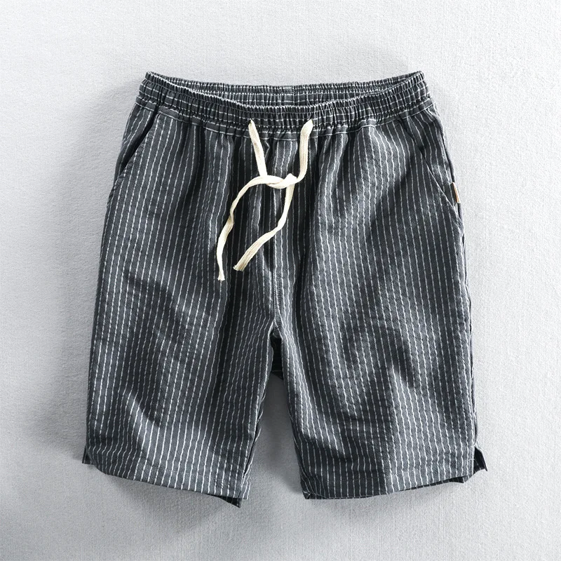 Alara | Shorts de algodón Breezy a rayas finas