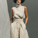 Cleopatra | Conjunto Pantalón Ancho de Algodón Para Mujer