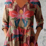 Harmony | Camisa de Cuello V Largo Vintage