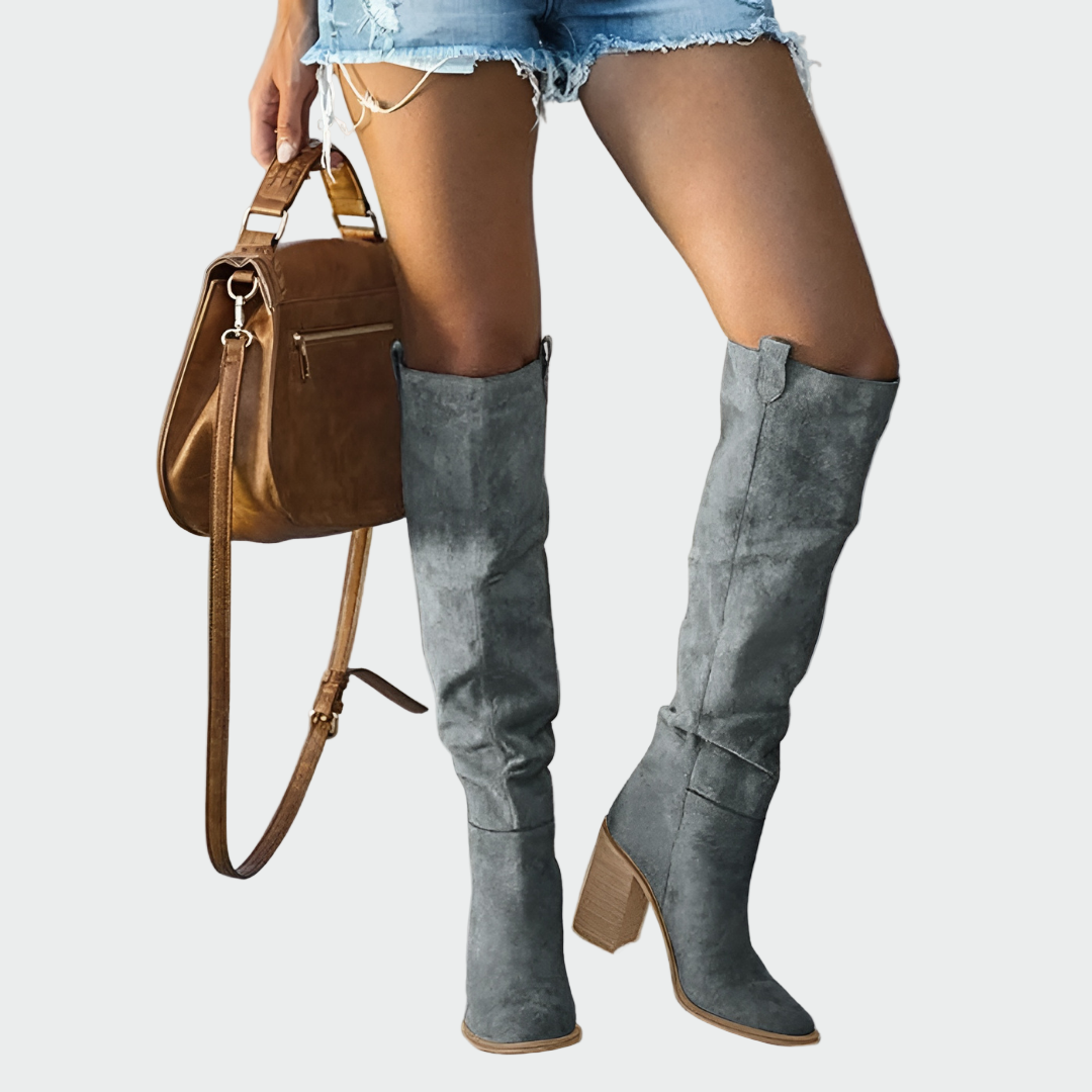 Amelie | botas ortopédicas de cuero hasta la rodilla