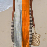 Vestido Midi Colorblock May™