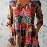 Harmony | Camisa de Cuello V Largo Vintage