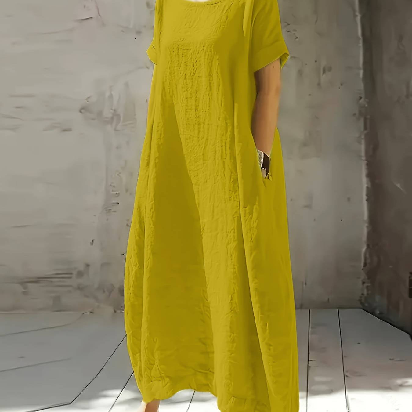 Lola | Vestido largo diario con mangas amplias