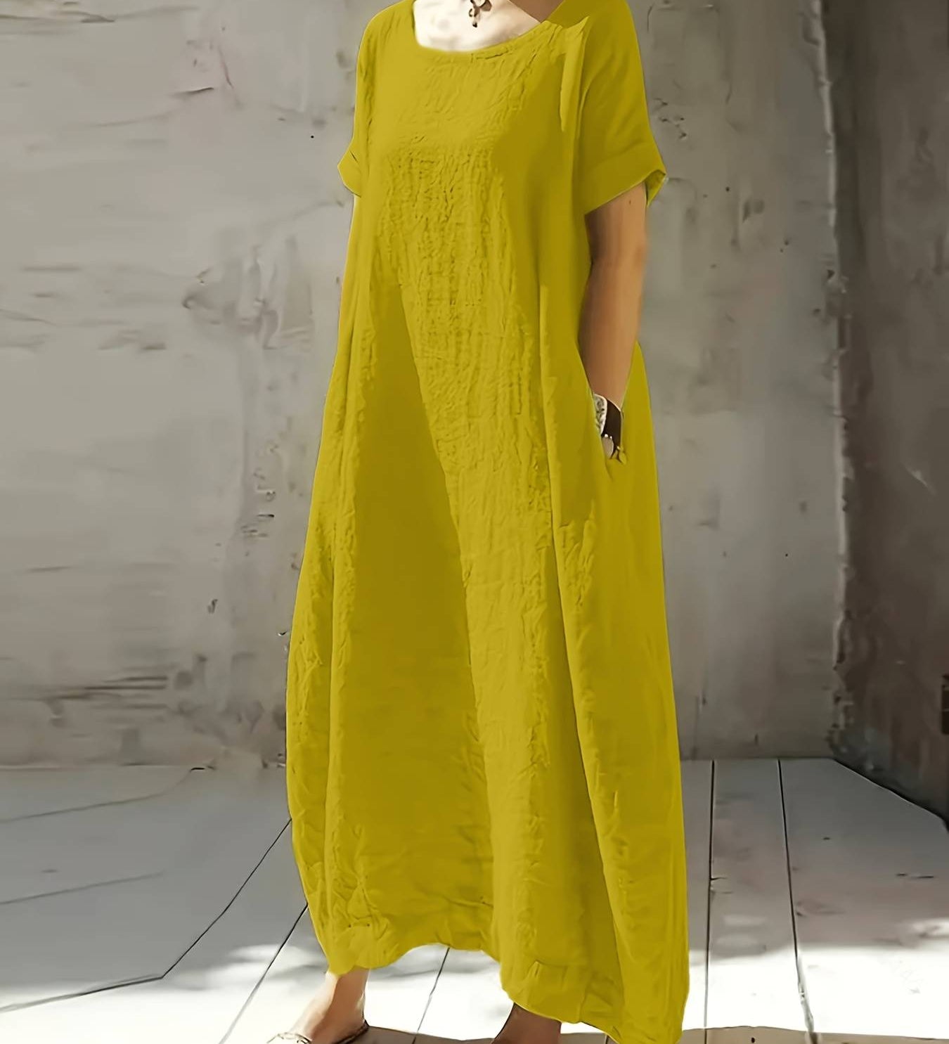 Lola | Vestido largo diario con mangas amplias
