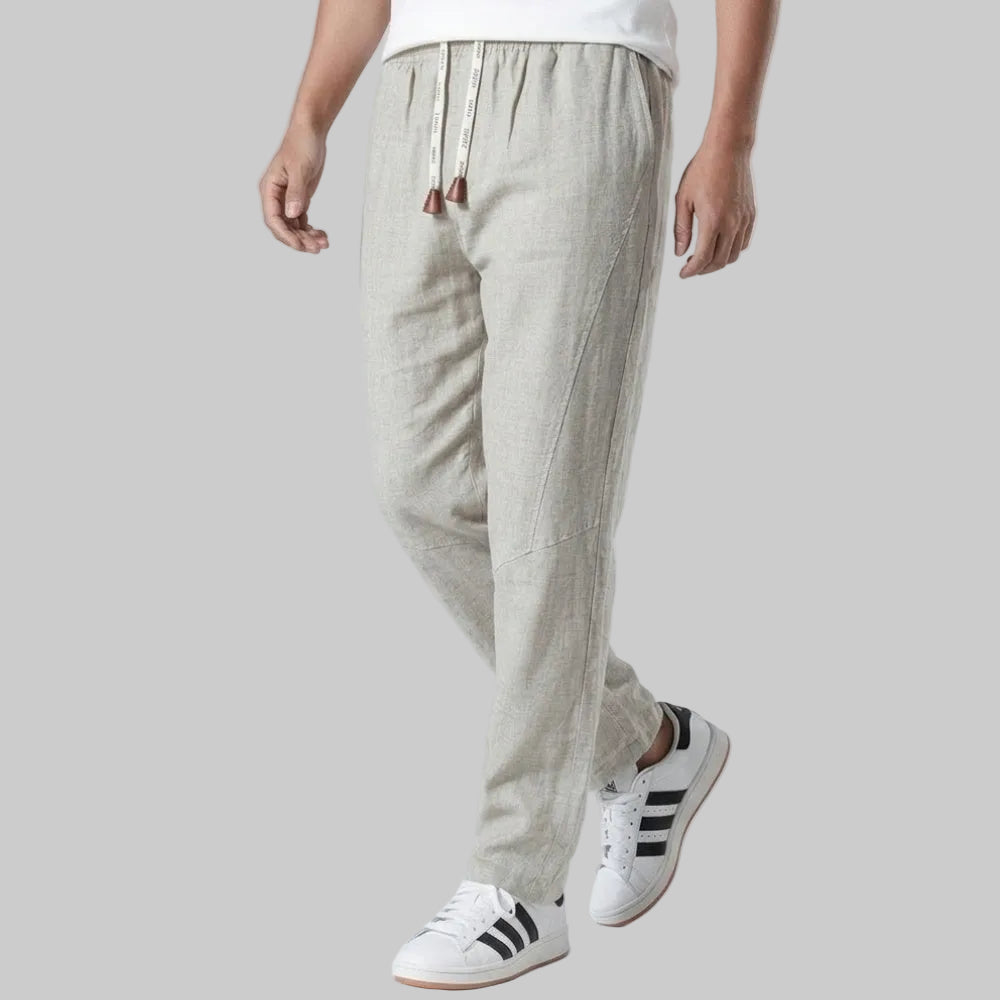 Ardena | Pantalones de lino cómodos de inspiración japonesa