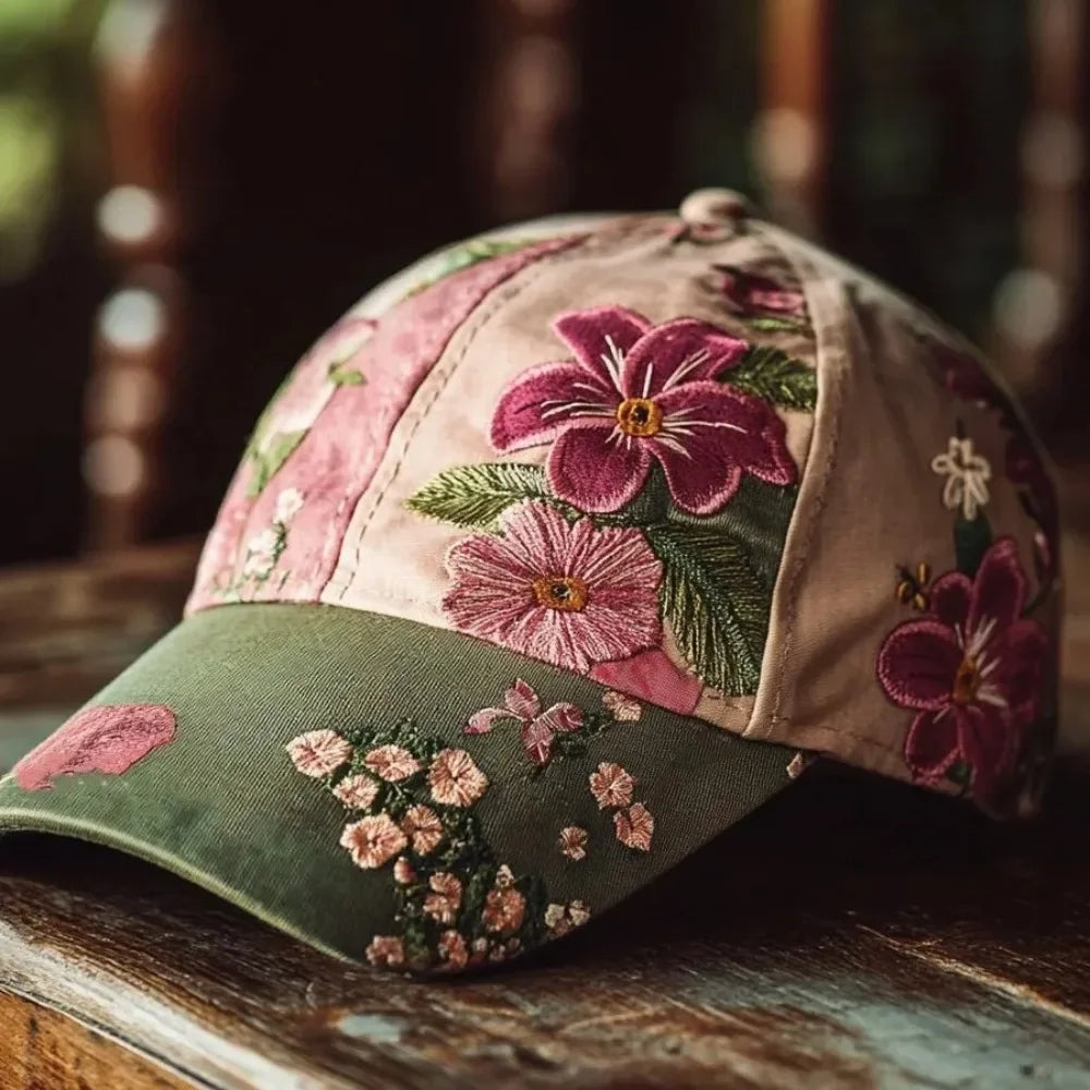 Avena | Gorra Bordada Floral
