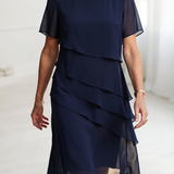 Deirdre | Vestido elegante y fluido con volantes