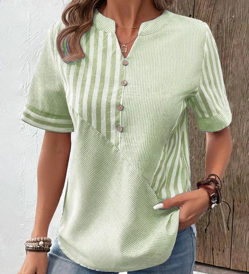 Monroe | Blusa de Rayas Suaves