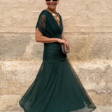 Rebeca | Vestido Maxi de Fiesta Elegante con Escote en V