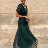 Louise | Vestido Maxi de Fiesta Elegante con Escote en V