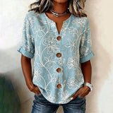 Azena | Blusa vintage con estampado floral
