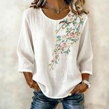 Balinda | Blusa vintage con estampado floral