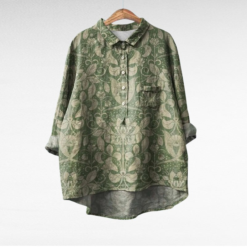 Iliana | Blusa Vintage Elegante