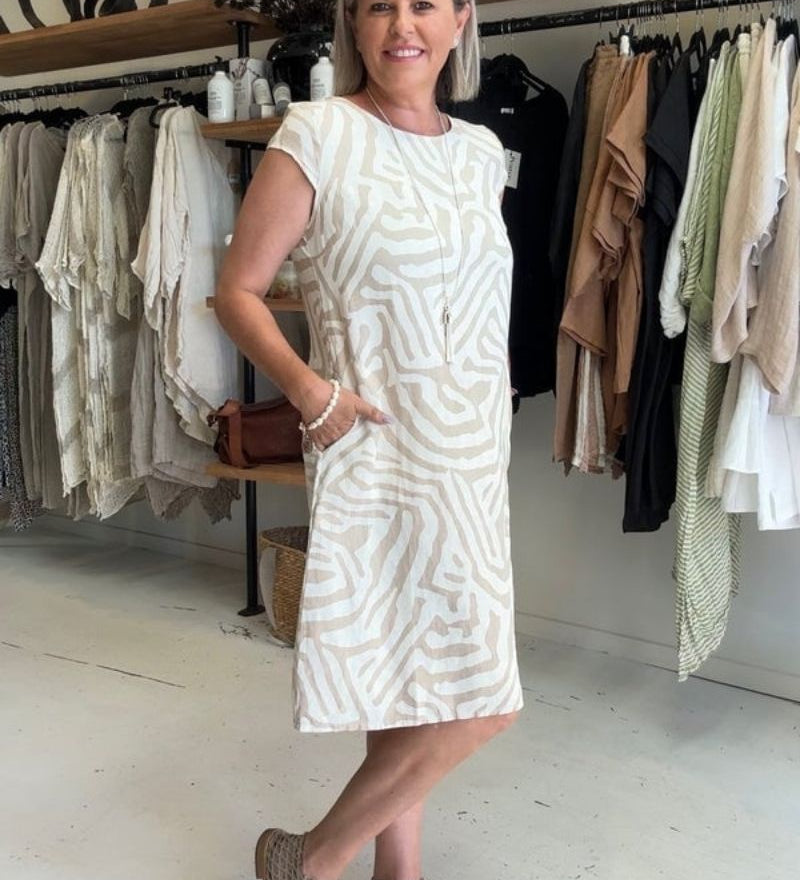 Nelia | Vestido de verano estampado