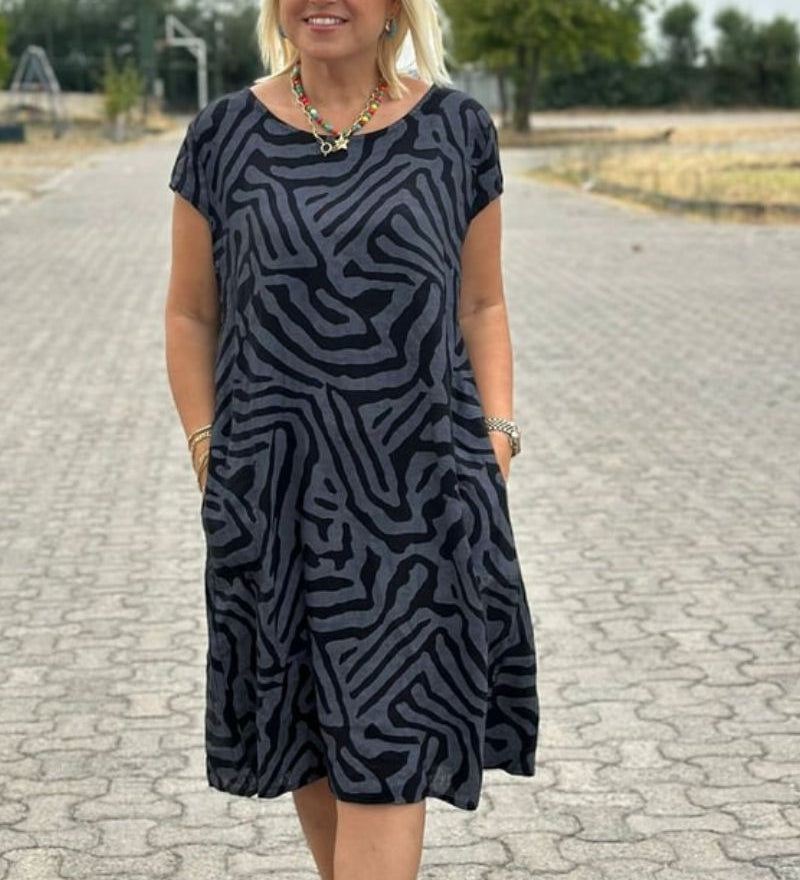 Nelia | Vestido de verano estampado