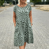 Nelia™ | Vestido de verano estampado