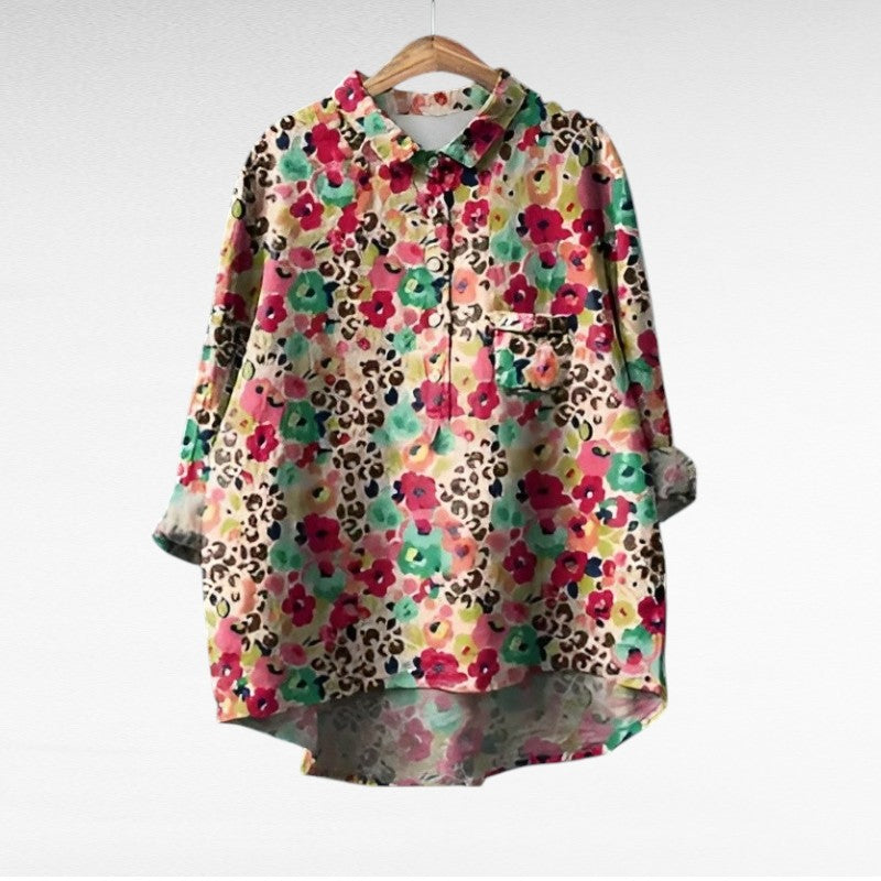 Iliana | Blusa Vintage Elegante