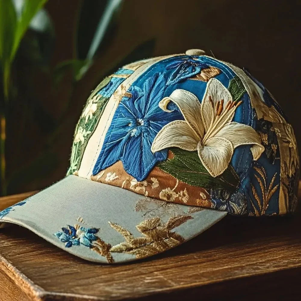 Avena | Gorra Bordada Floral