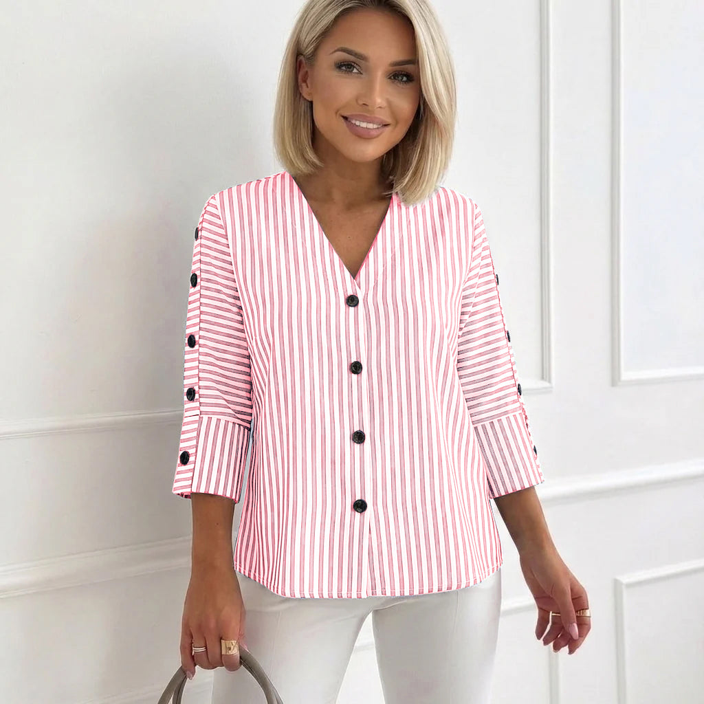 Asela | Blusa a Rayas Cómoda