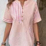 Monroe | Blusa de Rayas Suaves
