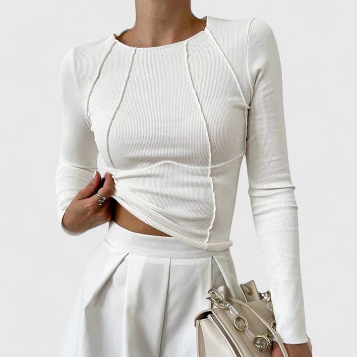 Rozminda | Blusa de Manga Larga Cómoda