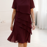 Deirdre | Vestido elegante y fluido con volantes