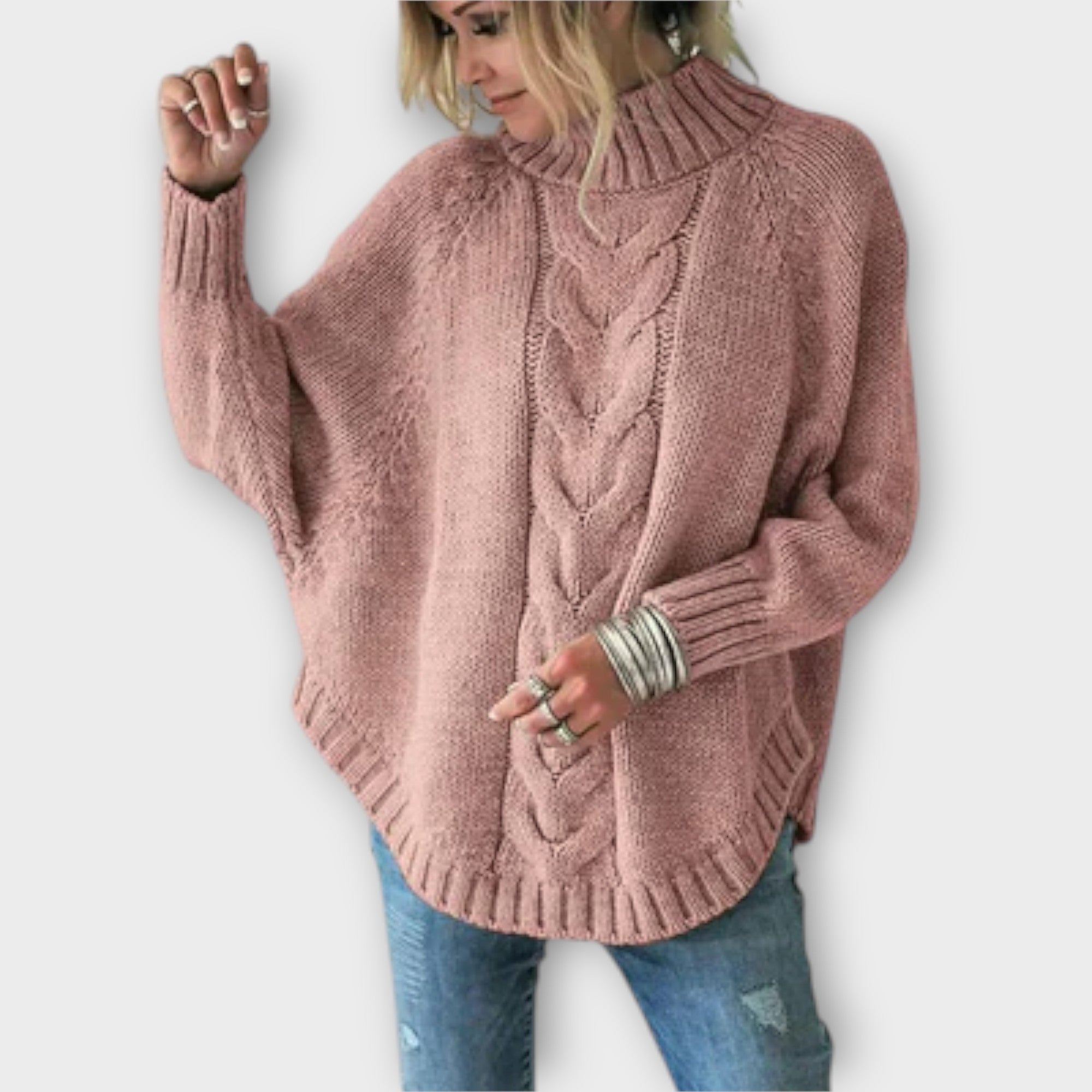 Elysian - Suéter de punto con diseño de trenza