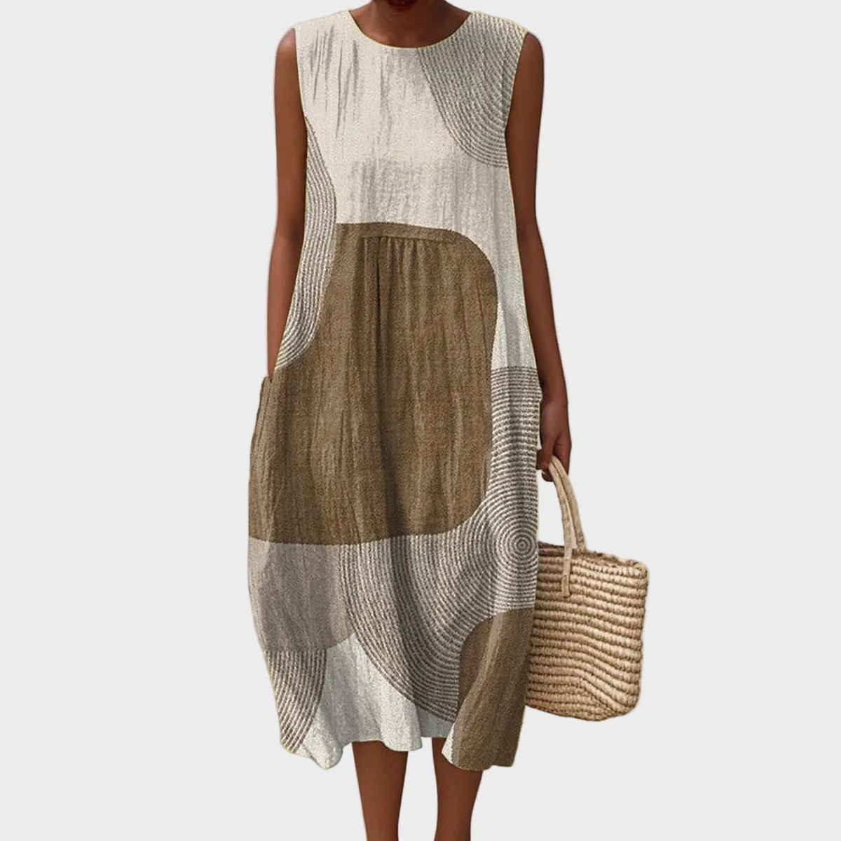 Fiona | Vestido midi casual sin esfuerzo