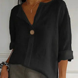 Angela | Blusa Casual de Cuello en V