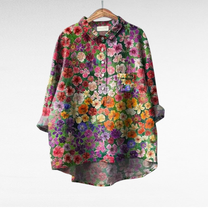 Leticia | Blusa Vintage Elegante