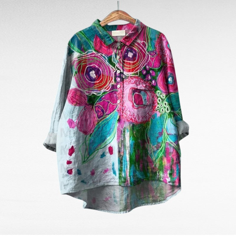 Leticia | Blusa Vintage Elegante