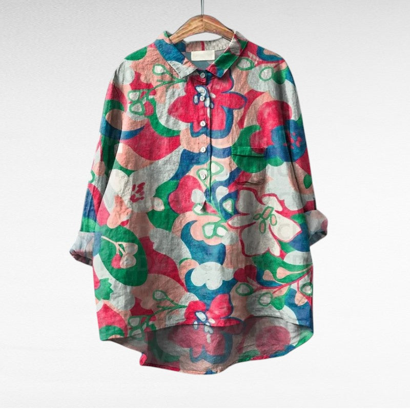 Leticia | Blusa Vintage Elegante